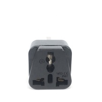 Adaptateur de prise universel mis à la terre Kit de prise de voyage pour les États-Unis vers le Royaume-Uni, l'Irlande, Hong Kong (type G) Convertisseur de prise britannique 3Pin