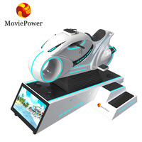Centre de jeux de réalité virtuelle 9D VR : Simulateur de course de moto VR, machine d'arcade pour jeux de course