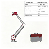 JAKA Pro16 IP68 Cobot 16kg/1713mm Jangkauan PLC & Motor Pelindung Sudut-Lengkap Mengatasi Tantangan Pengoperasian & Perakitan yang Berat