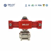 Válvula de Bola Roscada de Acero Inoxidable de 3 Piezas DELCO MYD-3PS para Agua, Aceite, Gas y Productos Químicos