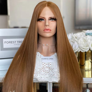 2025 diseño de lujo 100% cabello ruso eslavo europeo Peluca de cabello B 8 colores capa súper ligera para mujeres - Product Image 1