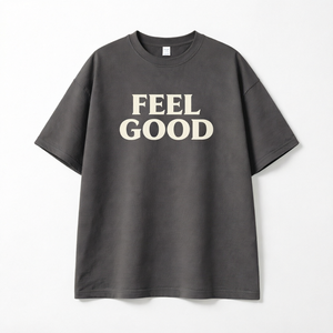 เสื้อยืดโอเวอร์ไซส์ผู้ชาย คอโอ แขนสั้น พิมพ์ลายตัวอักษร สวมใส่สบาย ระบายอากาศได้ดี ทรงพอดีตัว - Product Image 1