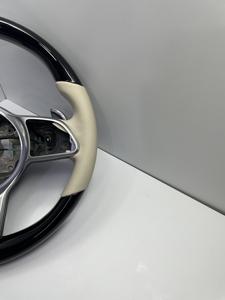 YLC, pour Mercedes-Benz <span class=keywords><strong>AMG</strong></span> Volant en fibre de carbone Matériel en cuir pour A45 <span class=keywords><strong>AMG</strong></span> <span class=keywords><strong>AMG</strong></span> GT <span class=keywords><strong>63</strong></span> W204 W205 W211 W212 W213 - Product Image 2