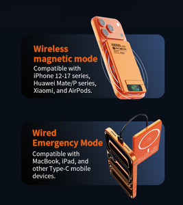 <span class=keywords><strong>Batterie</strong></span> <span class=keywords><strong>externe</strong></span> magnétique sans fil 20W, créative et portable, 10000 mAh, charge rapide, <span class=keywords><strong>batterie</strong></span> <span class=keywords><strong>externe</strong></span> en alliage d'aluminium avec support - Product Image 6