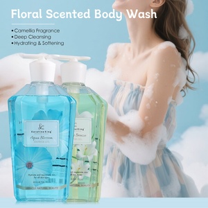Customizable 800ml Exfoliating Whitening Lemon Scented Long-lasting Oil <b>Control</b> <b>Shower</b> Gel Body Wash for Women for All Skin - Product Image 2