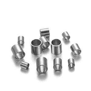Tubo de posicionamiento de acero inoxidable de 1.5mm, 2.0mm, 2.5mm, espaciadores, accesorios de joyería para bricolaje, material para horquillas y adornos. - Product Image 2