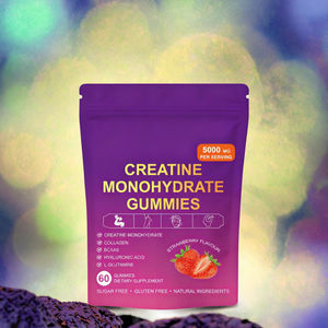 Hot Selling Creatine Monohydrate Gummies Collagen BCAAS Hyaluronic Acid Vitamins Energy <b>Sugar</b> Free Creatine Pregnant Women - Product Image 3