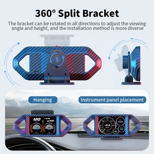 Compteur numérique intelligent OBD GPS LCD pour <span class=keywords><strong>voiture</strong></span>, affichage de la vitesse, du régime <span class=keywords><strong>moteur</strong></span>, de la température de l'eau, du turbo, de l'inclinateur, de la force G, HUD - Product Image 6