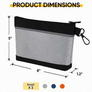 BSCI tùy chỉnh bền di động đa mục đích lưu trữ công cụ tổ chức công cụ nhỏ túi dây kéo túi - Product Image 3