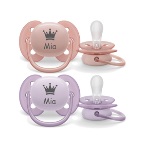 Sucette AVENT Ultra Soft Couronne avec Nom (Garçon / Fille) - Product Image 1
