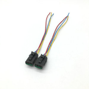 Hitachi Excavator <b>Throttle</b> Motor Plug 3 Wire PVC <b>Cable</b> IP44 Static Installation - Product Image 3