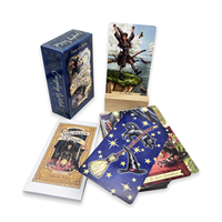 Impression personnalisée de haute qualité, votre propre design, vente en gros de jeux de cartes Oracle, cartes de tarot originales avec boîte magnétique et guide.