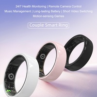 Anneau intelligent Yawell à commande gestuelle, étanche 5ATM, moniteur de fréquence cardiaque, céramique, pour hommes et femmes, suivi de la forme physique et du sport, anneau intelligent R12