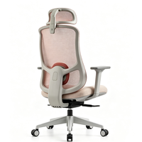 Chaise de bureau ergonomique pivotante en nylon avec accoudoirs réglables, design moderne, soutien lombaire, chaise d'ordinateur, utilisation en hôpital ou à l'école
