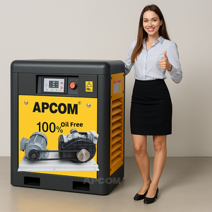 Apcom oilfree vsd 2.2kw 3KW 4Kw 5.5KW 7.5KW 11Kw 15KW im lặng không dầu không dầu CuộN trục vít Máy nén khí Máy nén khí 3 4 Kw - Product Image 3