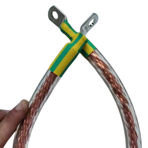 Tùy chỉnh mềm kết nối nhựa mặt đất dây 11awg trong suốt PVC Áo khoác mặt đất dây 4mm ² PV năng lượng mặt trời bị mắc kẹt dây đồng - Product Image 2