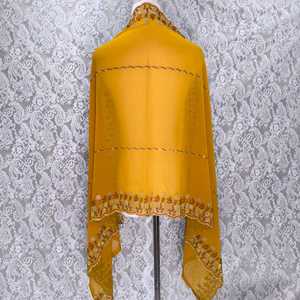Vente en gros de foulards hijab en mousseline africaine à motifs floraux colorés, écharpes ethniques musulmanes, <span class=keywords><strong>prix</strong></span> d'usine, mousseline bulle - Product Image 3