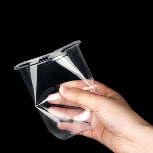 Bicchieri di Plastica PET Usa e Getta Personalizzati di Xiamen, <span class=keywords><strong>8</strong></span>/10/12 Oz, da Asporto, 89mm a Forma di U, per Bevande Fredde, Matcha, Latte, Smoothie, Caffè Ghiacciato - Product Image 4