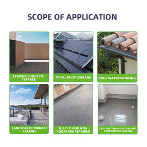 Revestimiento y Pintura Acrílica <span class=keywords><strong>de</strong></span> Poliuretano Ecológico a Base <span class=keywords><strong>de</strong></span> <span class=keywords><strong>Agua</strong></span>, Líquido Impermeabilizante y Reparador <span class=keywords><strong>de</strong></span> <span class=keywords><strong>Fugas</strong></span> <span class=keywords><strong>para</strong></span> Diversas Superficies - Product Image 6