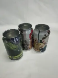 FRD Recyclable Color Customized 355ml 12oz Sleek Blank Beverage Cans Slick Printed Can