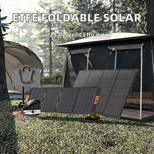 Chargeur Solaire Pliable Monocristallin HPBC 300W 400W 500W 40V Portable <span class=keywords><strong>Ecoflow</strong></span> pour Station d'Énergie Kit Batterie de Voyage - Product Image 2