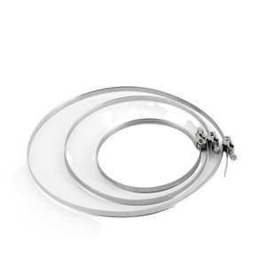Morsetto a fascia in acciaio inossidabile per tubi di ventilazione, varie misure 100mm 125mm 150mm <span class=keywords><strong>200mm</strong></span> - Product Image 2