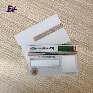प्लास्टिक पीवीसी व्यापार आईडी कार्ड मुद्रण पारदर्शी व्यापार कार्ड के लिए थोक