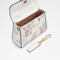 Tas Tangan Wanita Mewah Bergaya Cetak Berkualitas Tinggi, Dompet Wanita Modern Custom, Penutup Ritsleting PU, Dua Tali Selempang untuk BA6450 Baru