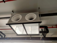 Purificateur d'air frais commercial avec unité de ventilation à récupération de chaleur et filtre pour hôtel, villa, bureau, système de purification de l'air intérieur