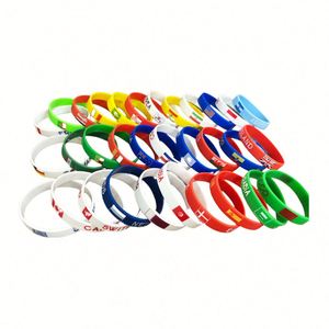 Las 10 Pulseras de Silicona con Bandera Nacional Personalizadas Más Vendidas para Eventos Deportivos y Promocionales - Product Image 1