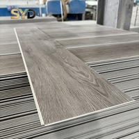 4mm 5mm 6mm Wasserdichter Umweltfreundlicher Rutschfester Moderner SPC Vinyl-Plankenboden mit Klicksystem für Innenräume, Schlafzimmer, Küche, Supermarkt, Einkaufszentrum