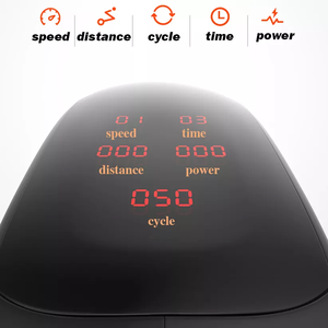 Mini bicicleta estática antiespasmódica para ancianos, ejercitador de pedal eléctrico de terapia física con velocidad y dirección ajustables - Product Image 6