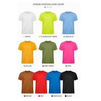 T-shirt à coupe classique, t-shirt pas cher, t-shirt à col rond, t-shirt de sport respirant pour hommes, personnalisable, 100% polyester, blanc, t-shirt de sport pour hommes