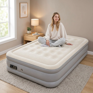 Colchón Inflable Resistente de 21 Orificios, Agradable al Tacto, para Uso Doméstico, Colchoneta Portátil para Dormir, Cama de Camping para Exteriores, Dormitorio, Parque, Plegable y Suave - Product Image 3