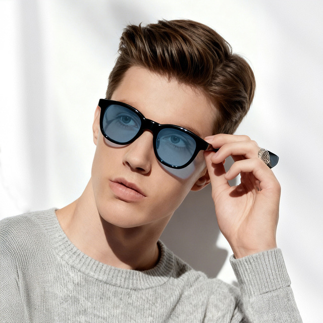 Smart AI Audio Glasses G60 Electrochromic Lenses BT Hands-Free Calls Music Player Outdoor Sports Sunglasses Magnetic Charging