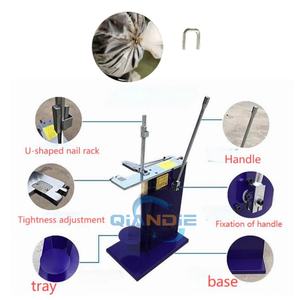 Máquina de atado de sellado de bolsas portátil eléctrica semiautomática para peces, setas, ostras, bolsa de desove, componentes de engranaje de recorte incluidos - Product Image 4