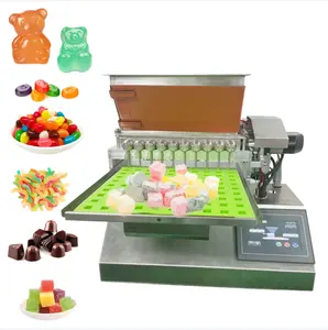 Kare vitaminler jöle dolum dolum ekşi sakızlı ayı şeker tatlılar şekerler sıralama üretim yapma yatırma makinesi