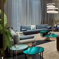 Muebles de sala de estar de alta gama para el hogar, sala de estar moderna y lujosa, sala de estar