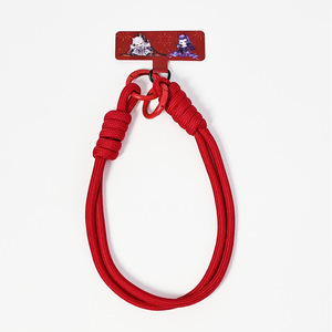 Nezha Phone Lanyard Red Polyester <b>Braided</b> Rope Pendant Wrist Strap Mobile <b>Accessory</b> - Product Image 5