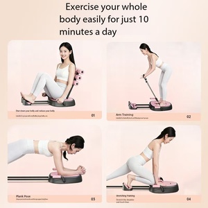 Máquina de <span class=keywords><strong>Abdominales</strong></span> 7 en 1 con Asa Auxiliar Extraíble, Capacidad de Peso de 100 kg, Equipo de Ejercicio <span class=keywords><strong>para</strong></span> el Hogar - Product Image 6