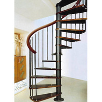 Escaliers en colimaçon directement de l'usine, adaptés aux escaliers en colimaçon intérieurs et extérieurs dans les villas, escalier en acier inoxydable