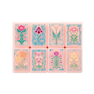 Jeu de Mahjong Américain de Luxe <span class=keywords><strong>Letao</strong></span> Portable et Écologique en Acrylique Rose pour 4 Joueurs avec Support de Table pour Divertissement à Domicile - Product Image 5
