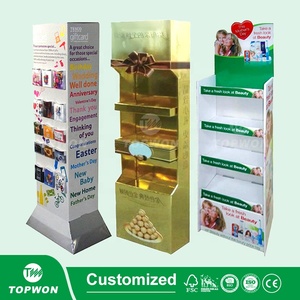 Espositore personalizzato per la promozione delle vendite del giorno del papà del supermercato pieghevole Pop cartone personalizzato per la vendita al dettaglio portatile per pavimenti in cartone Pos - Product Image 4