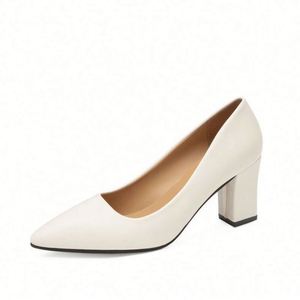 Wholesale Usa Mairun Spring Autumn New Pointed Work Shoes Fashion Sandals Single Shoes Women's Thick <b>Heels</b> <b>Size</b> 35-42 Casual - Product Image 2