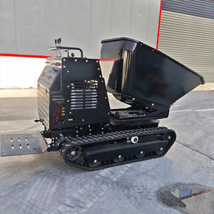 Kostenlose Lieferung Mini Crawler Dumper 1200kg mit Hydraulik system Dieselmotor Kompakt lader zum Verkauf - Product Image 6