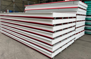 Tableros de espuma Eps <span class=keywords><strong>para</strong></span> techo de casa, Panel sándwich de acero <span class=keywords><strong>para</strong></span> Material de construcción, aislamiento insonorizado <span class=keywords><strong>para</strong></span> casa prefabricada - Product Image 4