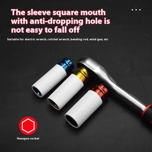 مجموعة مفاتيح ربط هوائية مطلية بالكروم 3 مفتاح ربط بصدم مربع لإطارات معدلة دعم OEM قابل للتخصيص - Product Image 4