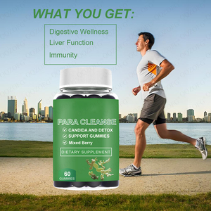 OEM Para Cleanse 60 Gummies - Détoxification du Candida et du Corps - Favorise <span class=keywords><strong>la</strong></span> Santé Digestive Intestinale et <span class=keywords><strong>la</strong></span> Fonction Hépatique - Product Image 5