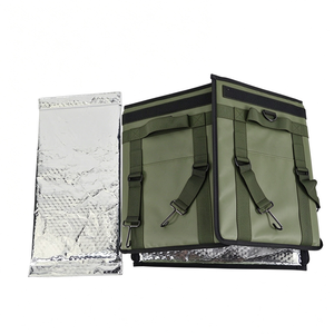 Custom Waterproof Aluminum Foil Backpack Bike Big Restaurant Cooler Thermal Insulated Outdoor Delivery <b>Bag</b> Hot Cold Food Pizza - Product Image 4