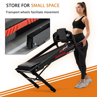 Tapis roulant électrique pliable multifonctionnel American Home Sports Fitness avec inclinaison automatique 0-15% et panneau de contrôle LED – Équipement de gym haut de gamme